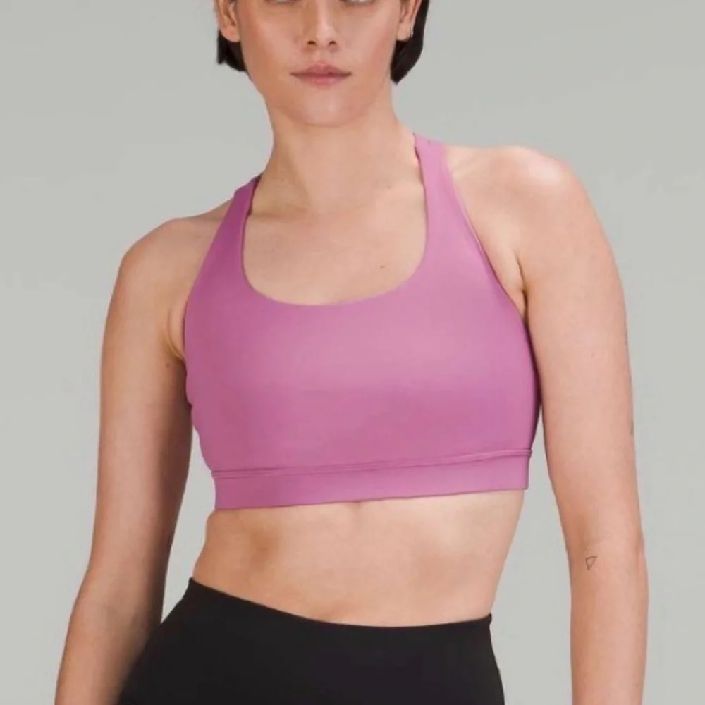Lululemon Energy Strappy Sports Bra Pink Velvet Dust